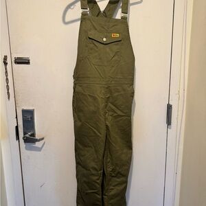 Fjallraven Olive Green Straight Leg Jumpsuit